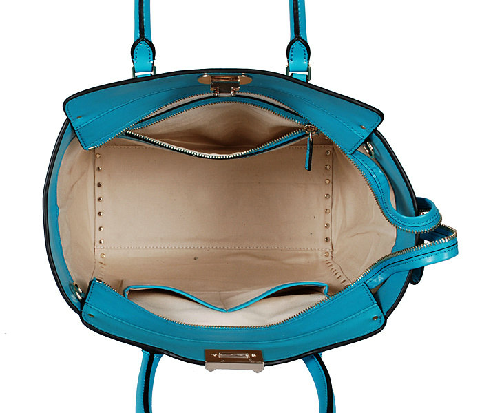 2014 Valentino Garavani Rockstud Double Handle Bag VG2501 lightblue